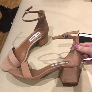Steve Madden Irenee Nude Strappy Heeled Sandals